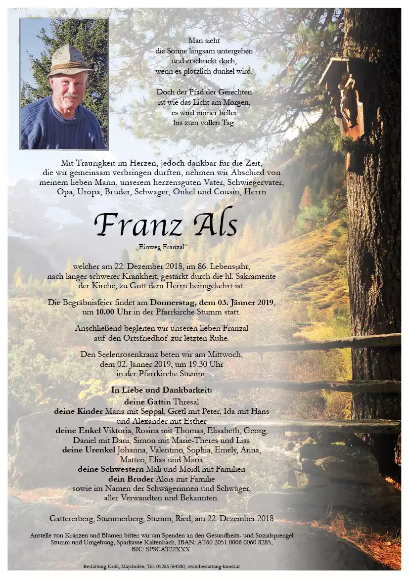 Parte von Franz Als